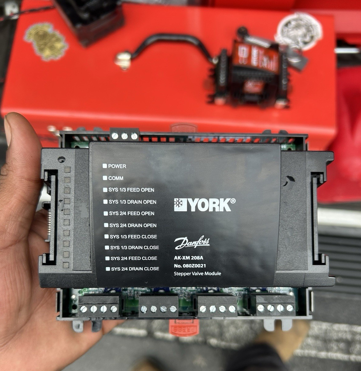 YORK AK-XM 208A Stepper Valve Module for Danfoss 24V AC/DC 1A