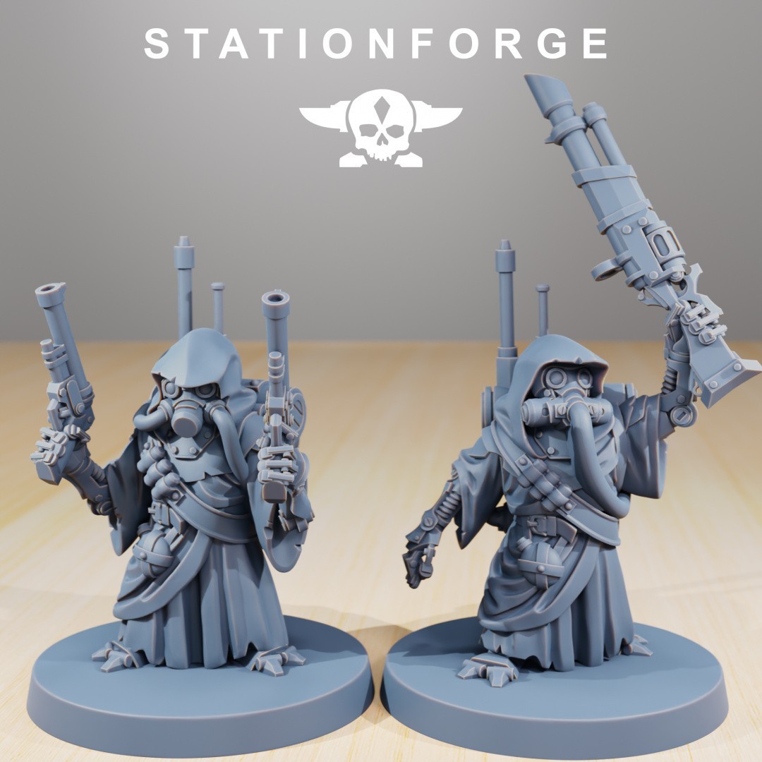 Scavenger Junkards Grimdark 3D Printed Miniatures Station Forge 16k