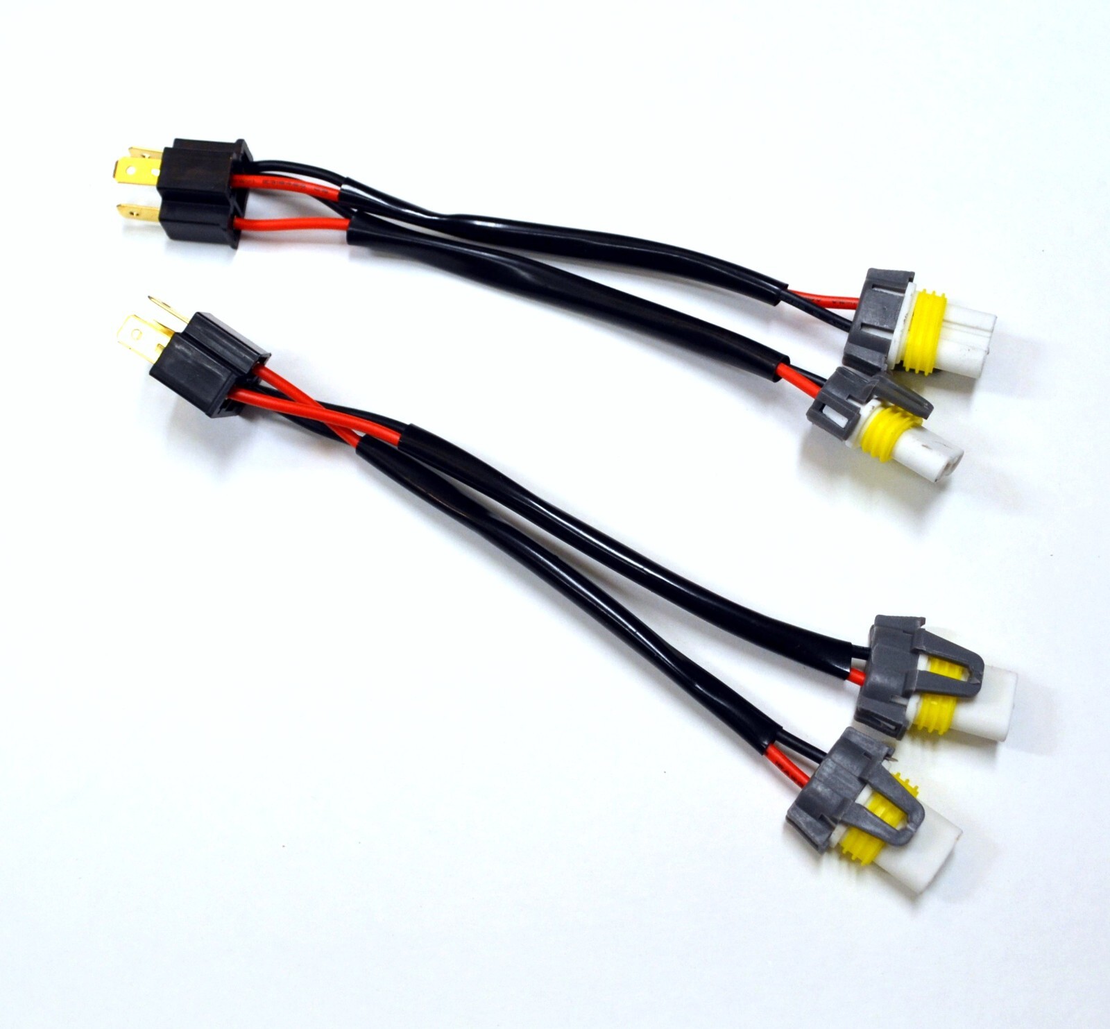 Conversion Wire 9003 H4 TO 9005 9006 Two Harness Head Light Bulb Halogen Lamp