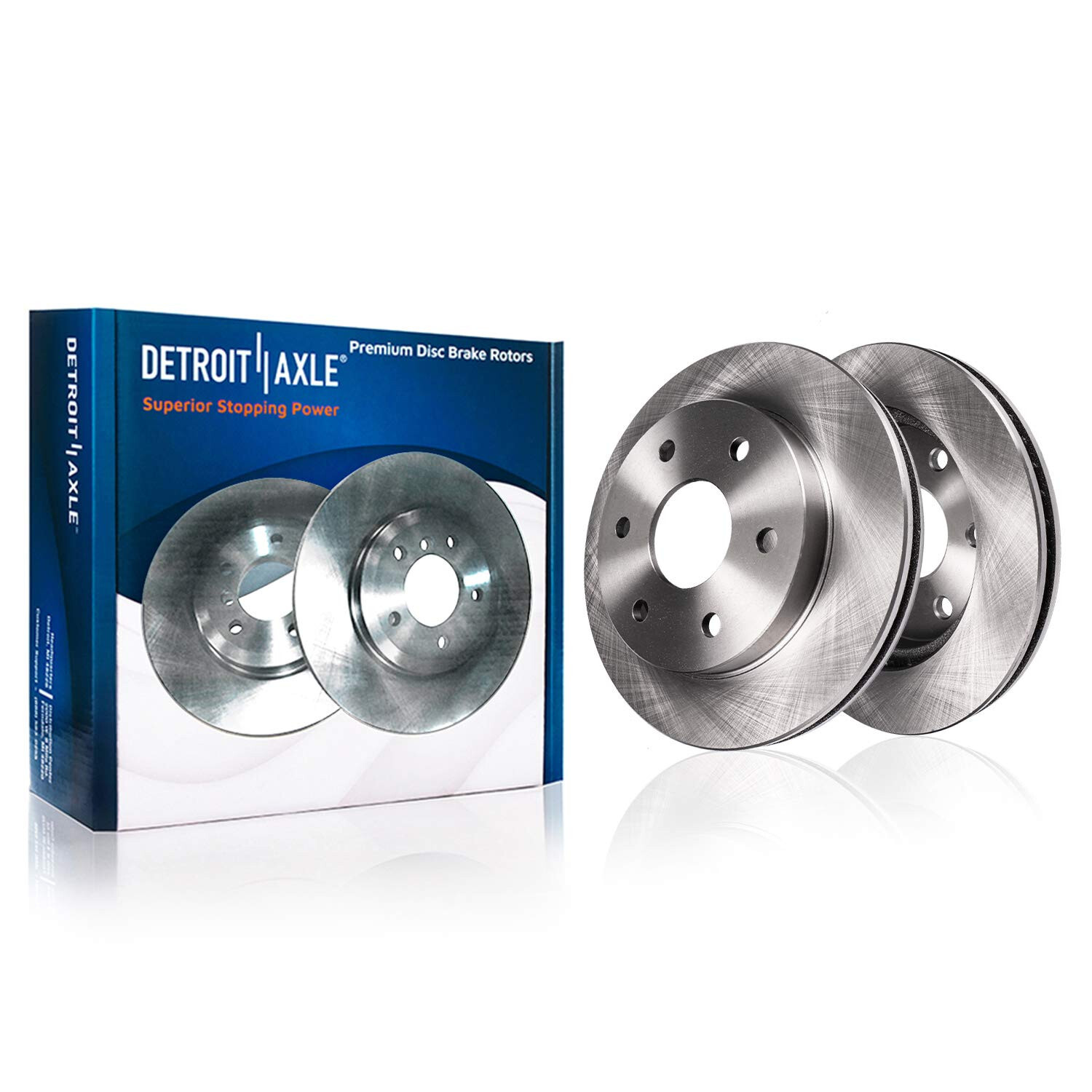 Front Disc Brake Rotors 4.7" Ceramic Pads For 2000 - 2003 Toyota Sequoia Tundra