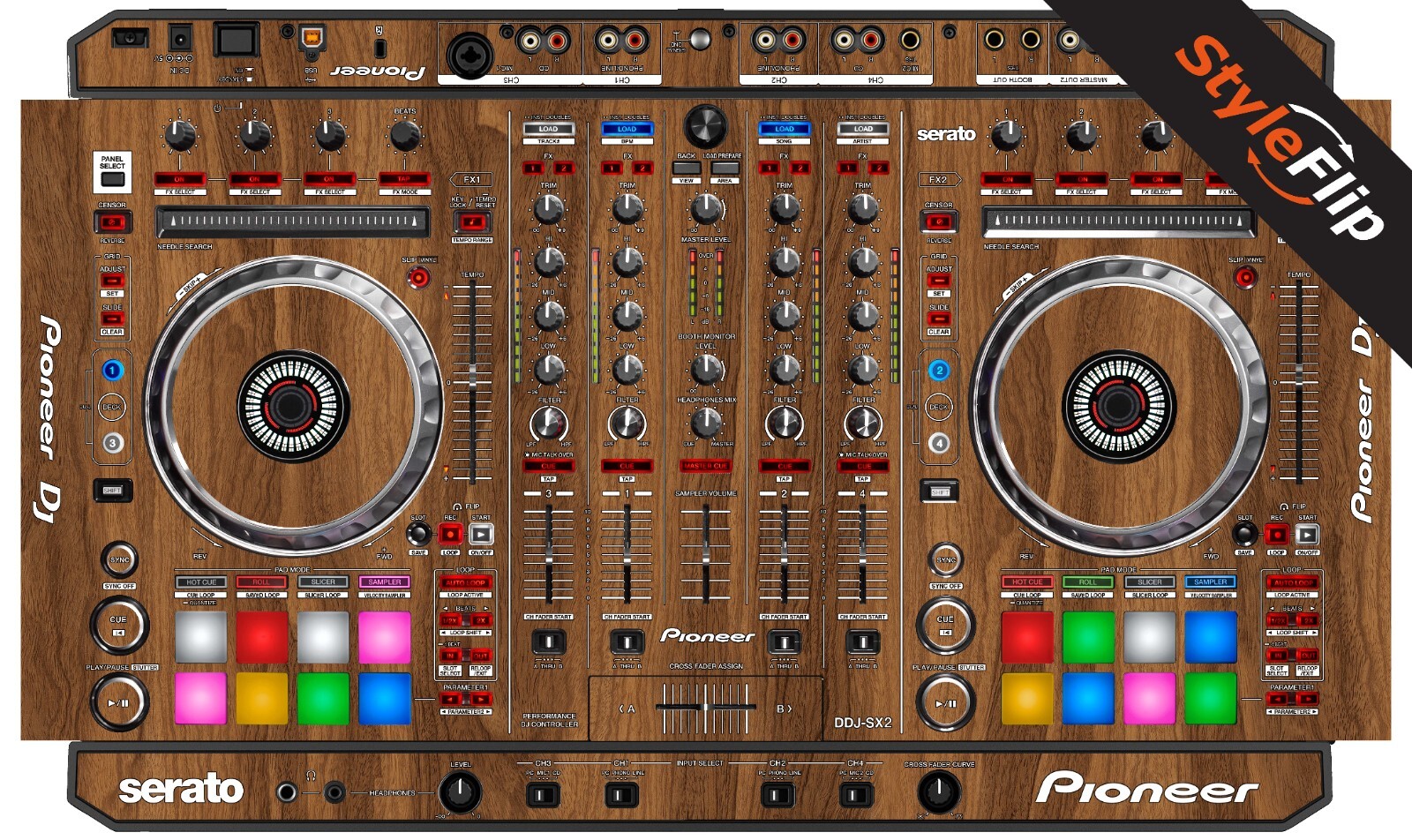 Pioneer DDJ-SX2 Skin | Wood #2 | Protective Decal | StyleFlip Skins