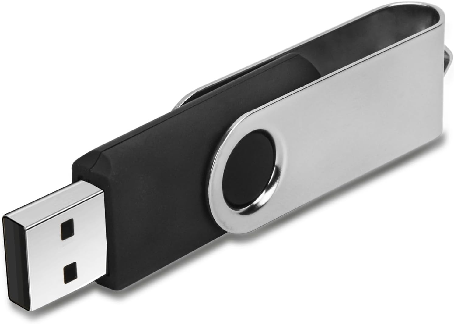 Swivel Keychain 16GB USB Flash Drive - Shockproof Portable Data Storage