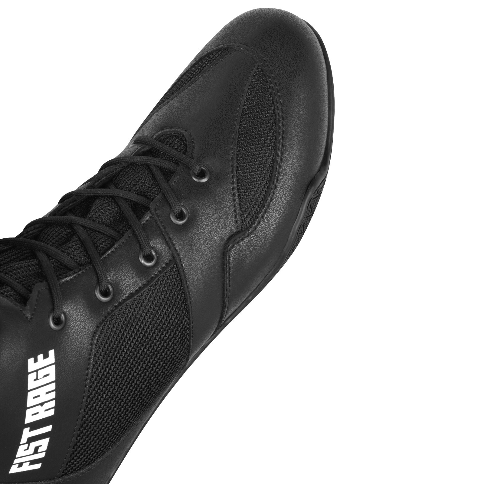 FISTRAGE Boxing Shoes Microfiber Leather Kickboxing And Training With Sting Bag