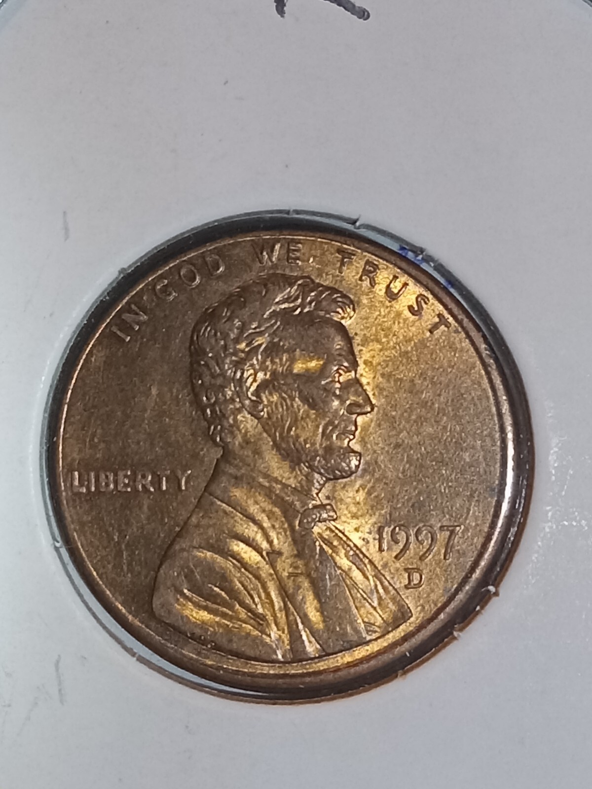 1997 Denver Lincoln Cent Doubled Ear!!