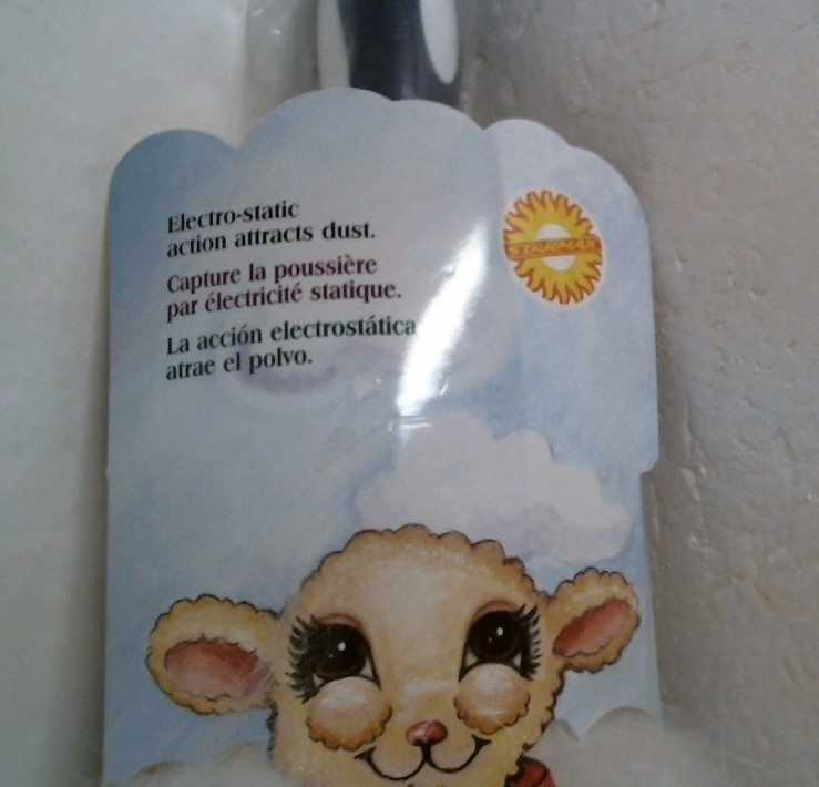 Starmax 32070 Mary Had a Little Lamb Pure Wool Duster w/ Comfort Grip, FREE SHIP