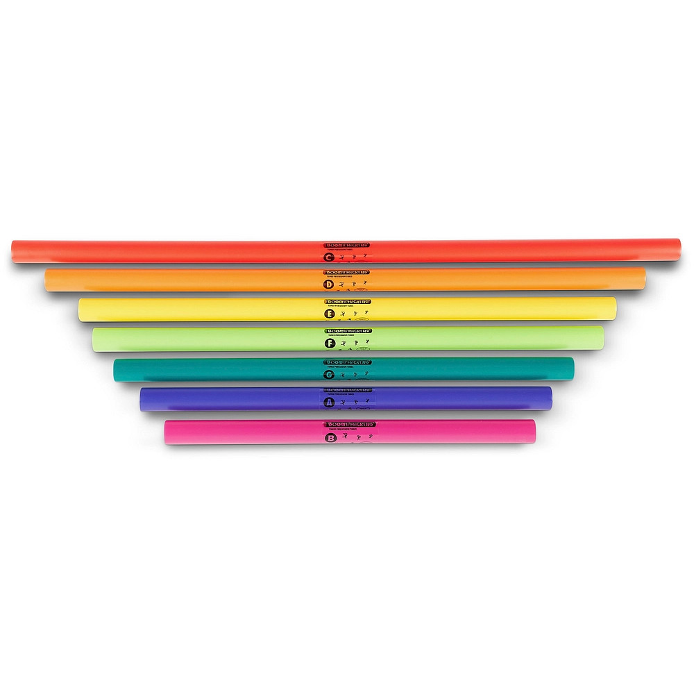 BOOMWHACKERS C Major Bass Diatonic Scale Set Lower Octave Tuned Percussion Tubes