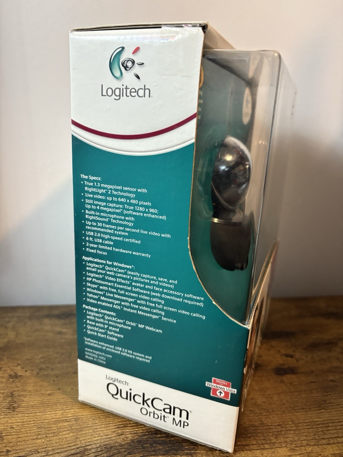 Logitech QuickCam Orbit MP Motorized Pan and Tilt Camera HD 2006