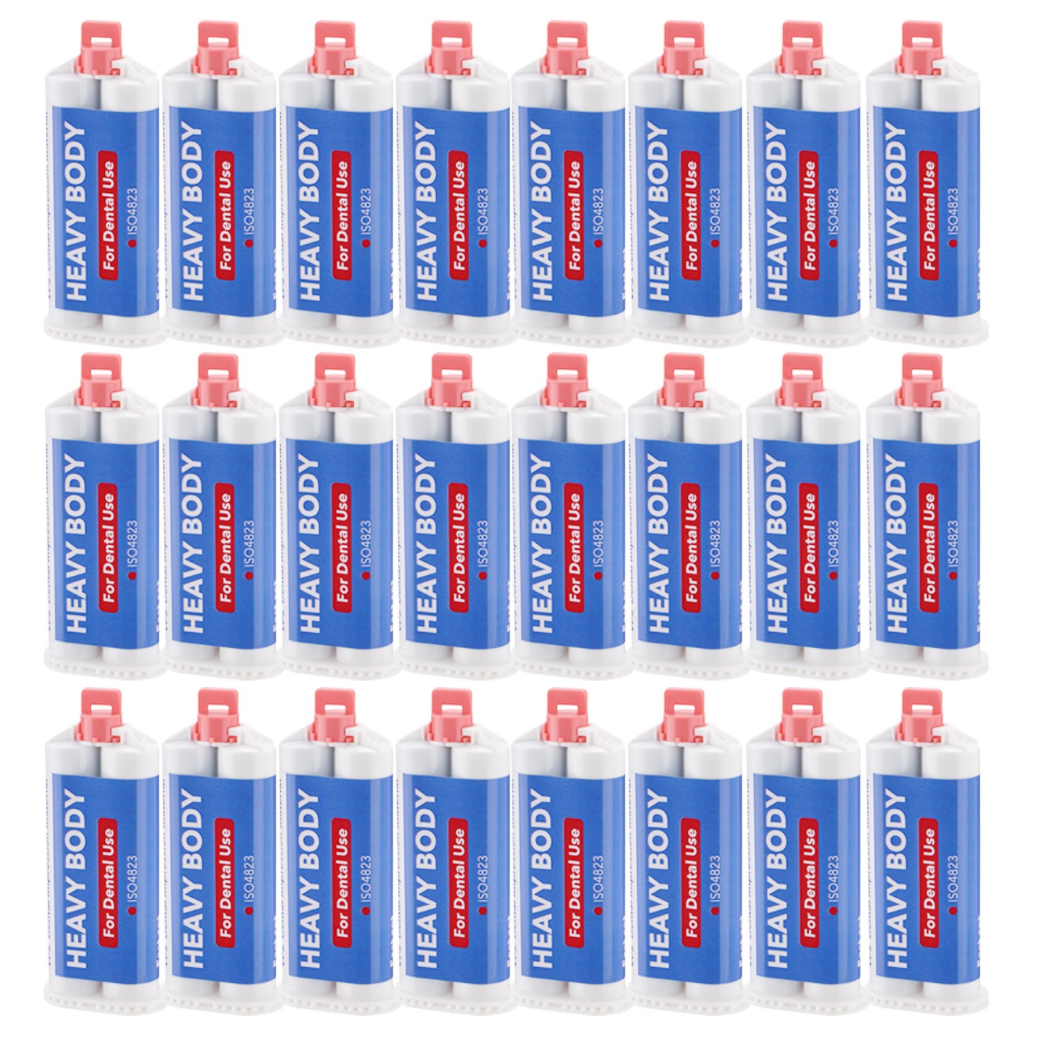 24Pcs Dental Heavy Body Fast Set Dental Impression Material 50mL Cartridge USA