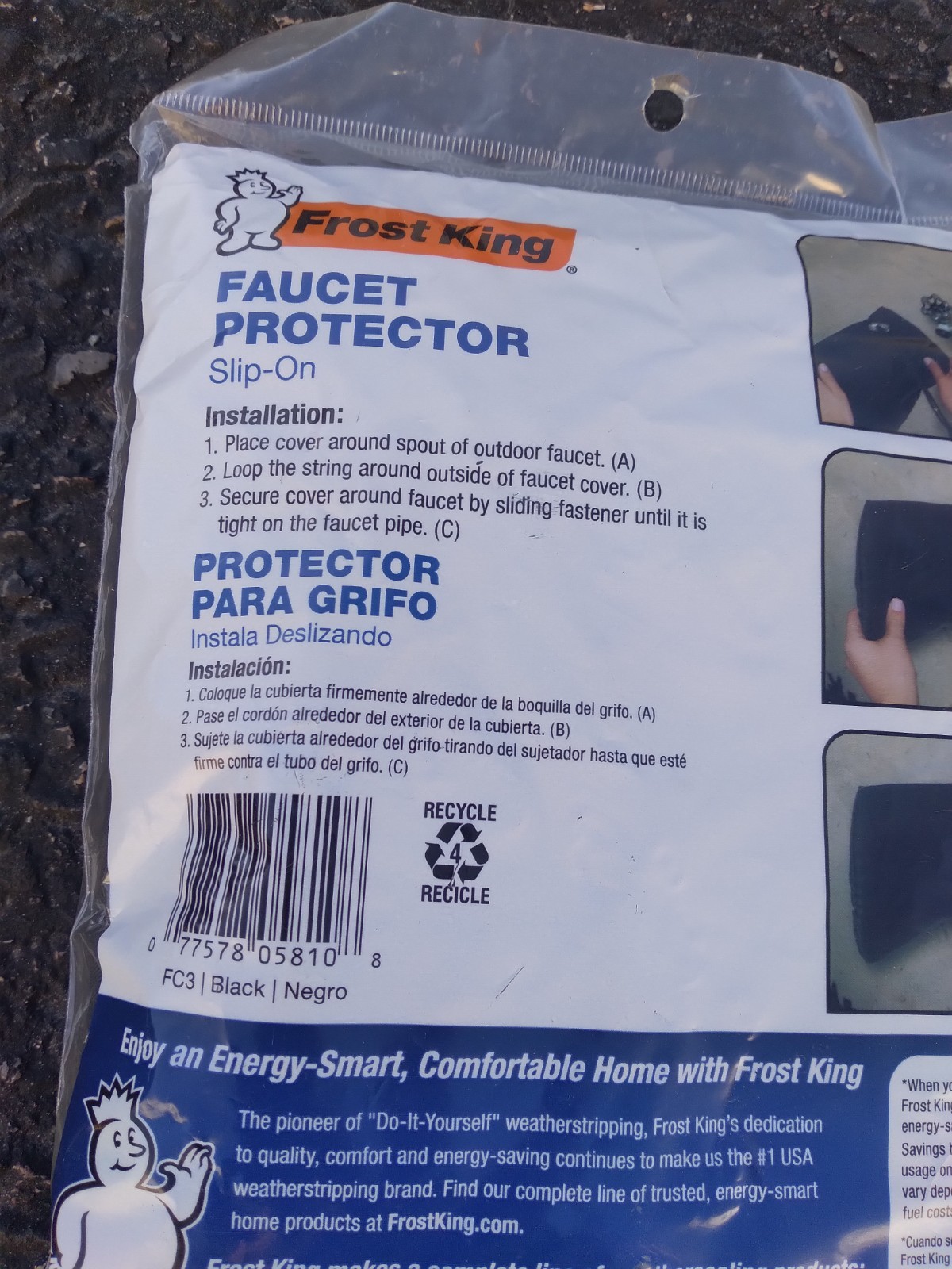 Frost King Faucet Protector Slip on NEW