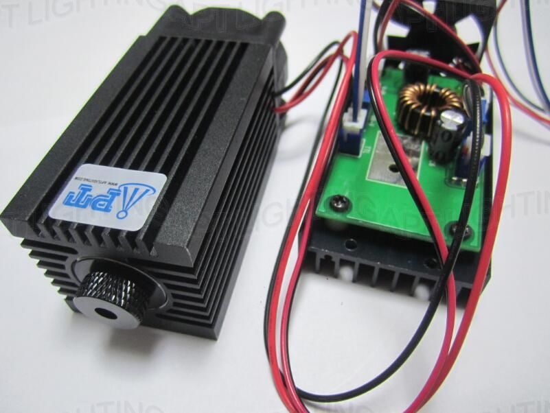 Quality Focusable 445nm 2000mW 2W Blue Laser Module TTL CNC Cutter Engraving