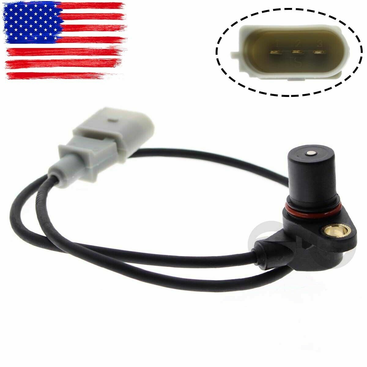 Crank Crankshaft Position Sensor For VW Beetle Jetta Golf Passat 1.8T 2.0