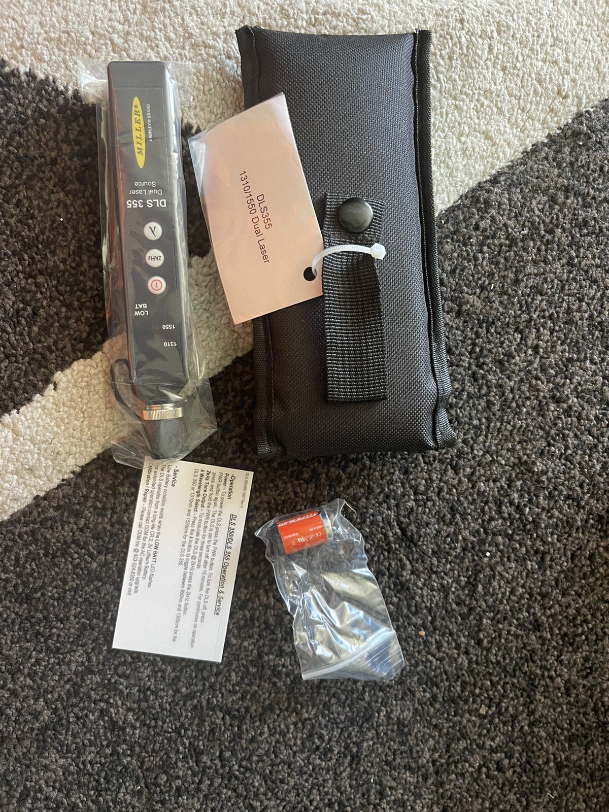 ODM DLS 355 Fiber Optic Tool - Dual Laser Light Source 1310/1550 DLS355