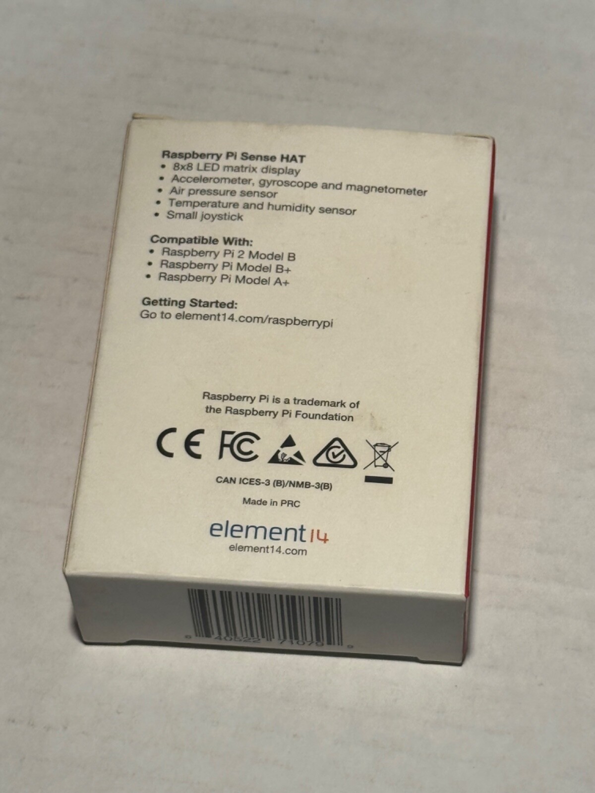 Raspberry Pi RaspBerryPi Sense HAT