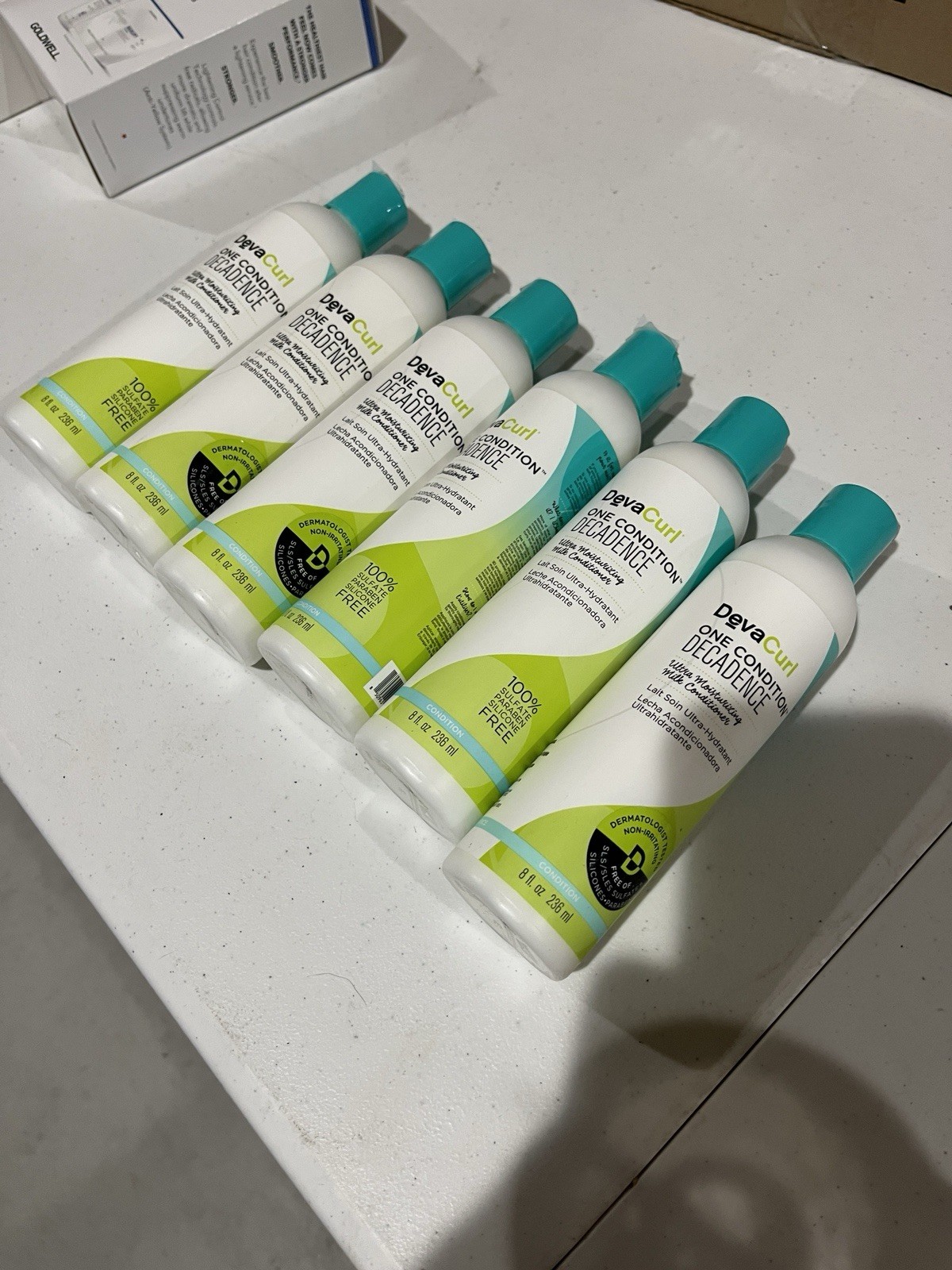 Lot Of 6 Devacurl One Condition Decadence 8oz Bottle 48OZ Ultra Milk Conditioner
