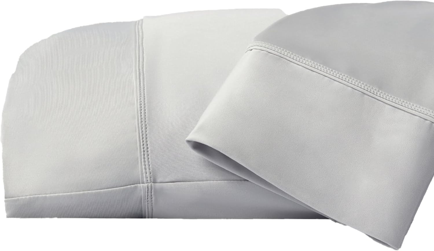 Ultra-Soft Cooling Pillow Case Set - 2 Standard Covers in Pearl Blue