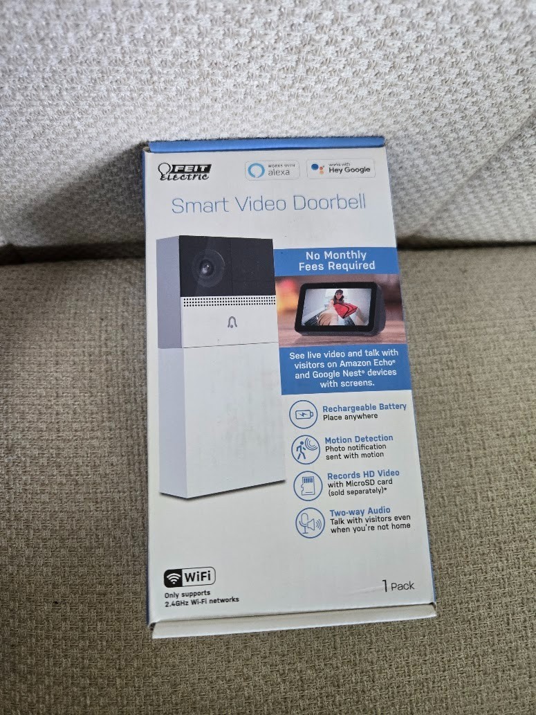 NEW SMART VIDEO DOORBELL FEIT WIFI