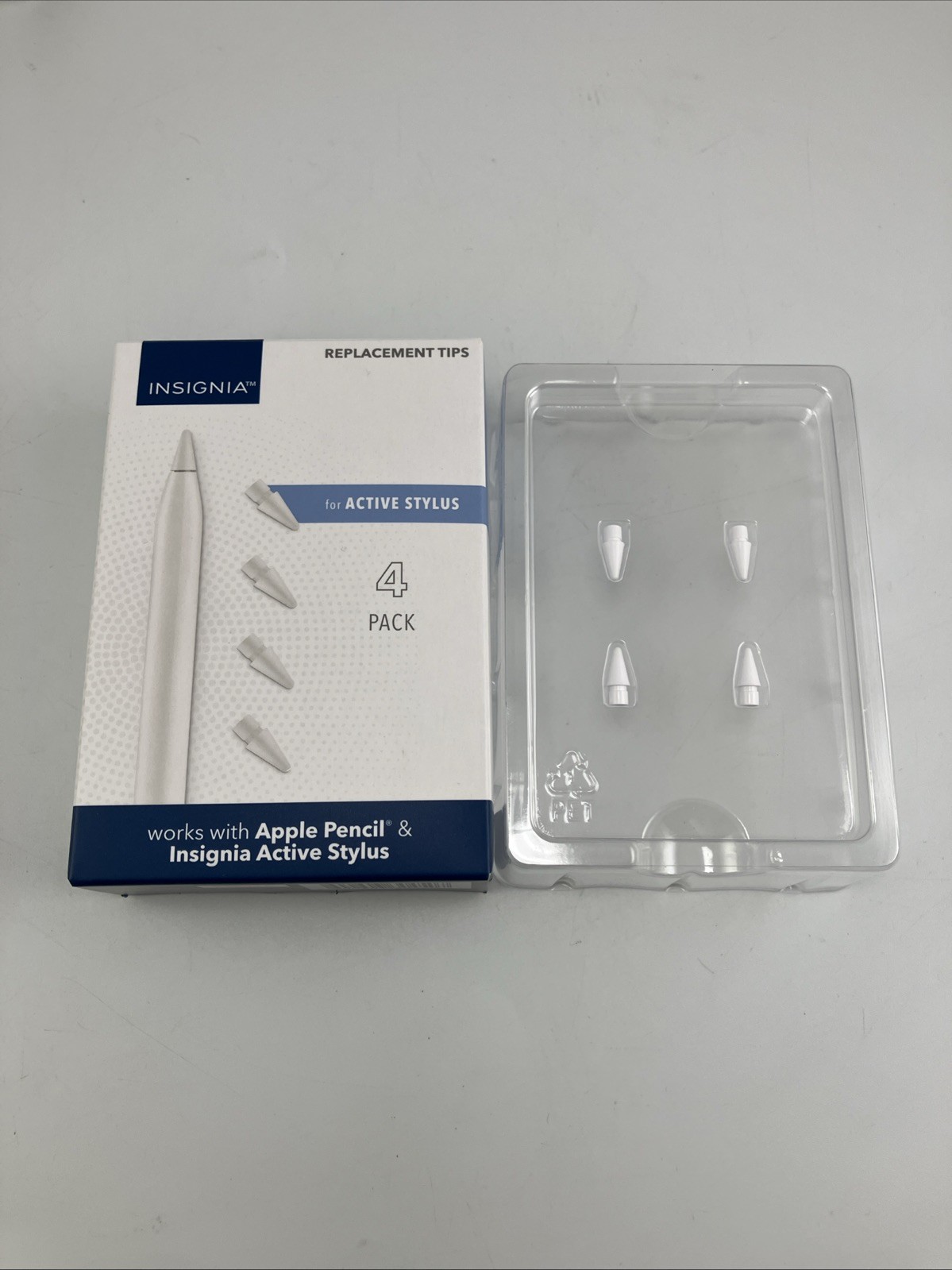 Insignia Replacement Tips For Apple Pencil Or Insignia Active Stylus (Pack Of 4)