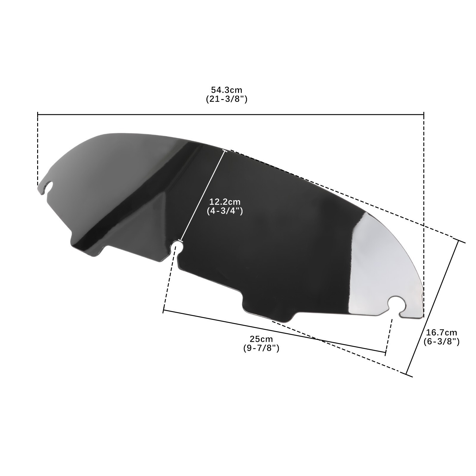 4.5" Windshield-Windscreen For Harley Electra Glide Classic FLHTC FLHTCU 1996-13