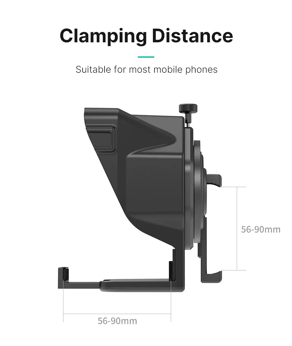 Teleprompter Prompter for Smartphone Phone DSLR Camera Video Making Live Stream