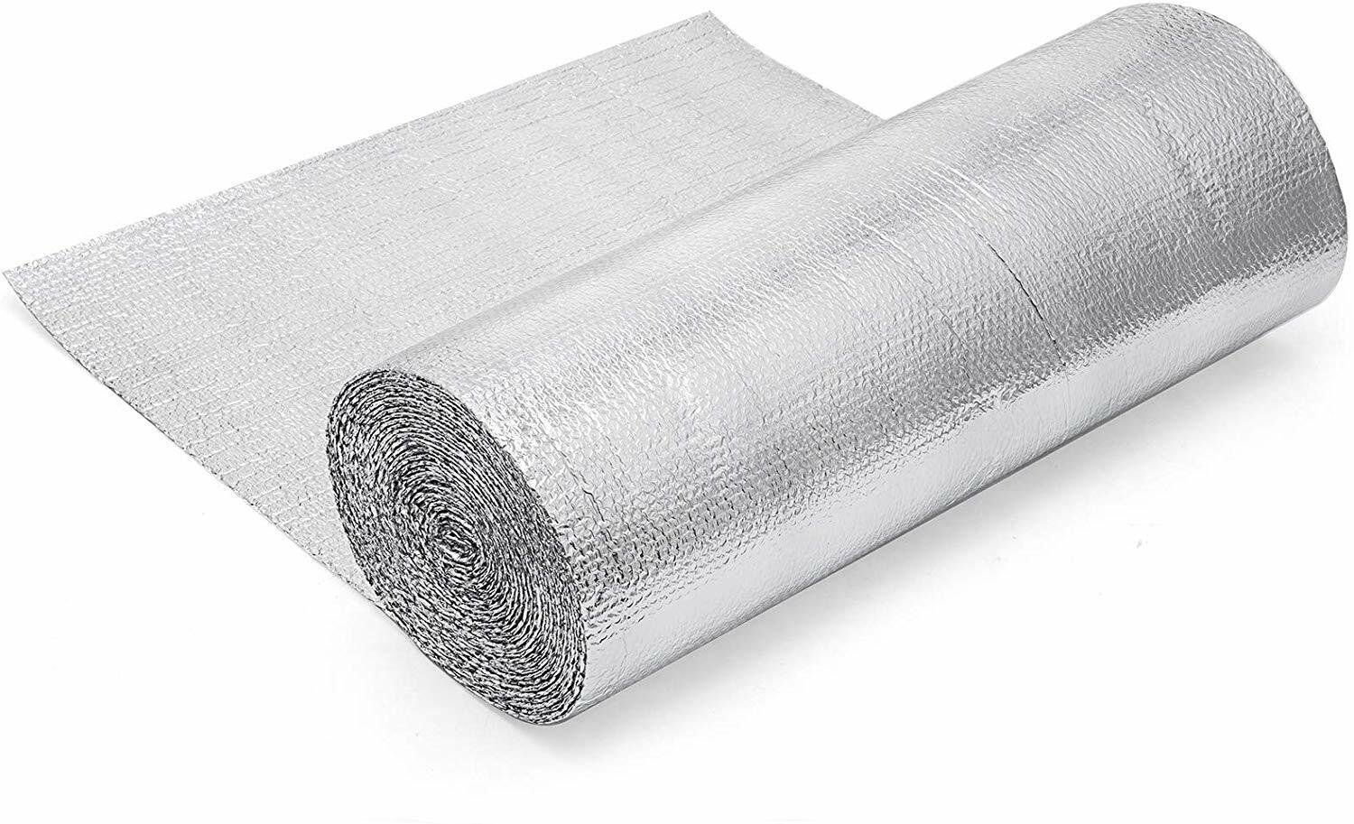 Reflective Foil Insulation Roll Double Bubble Green Energy Reflectix 4x5
