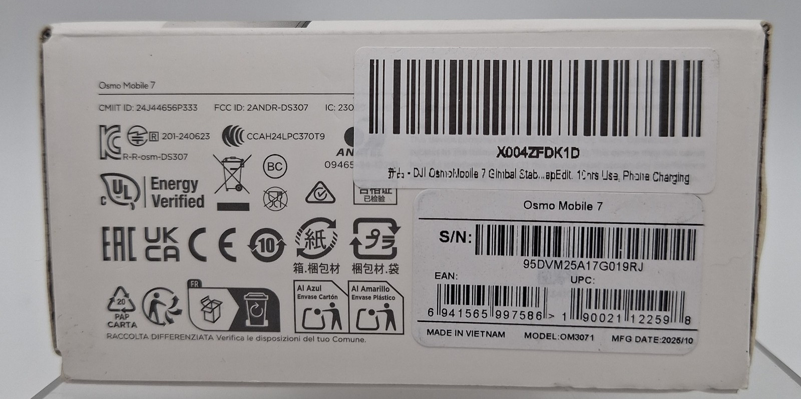 DJI Osmo Mobile 7 3 Axis Smartphone Gimbal New