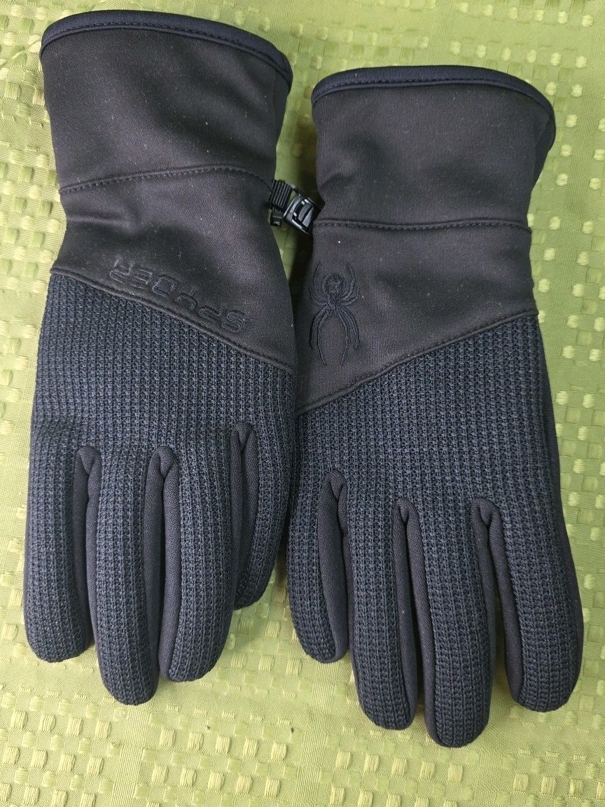 Spyder size Medium black Core Conduct Gloves touchscreen