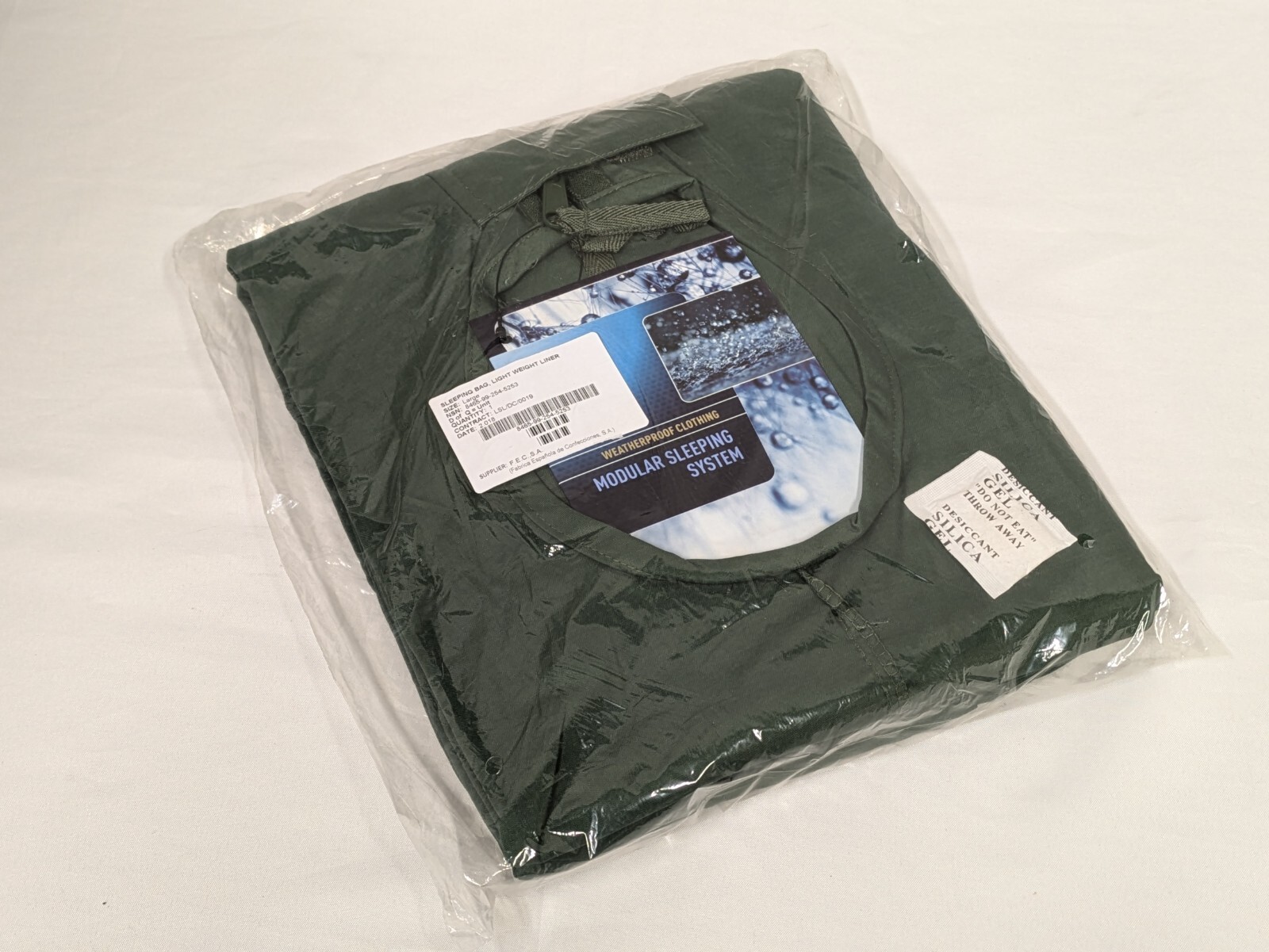 Fecsa Modular System Sleeping Bag Liner - British Army - Military - MOD