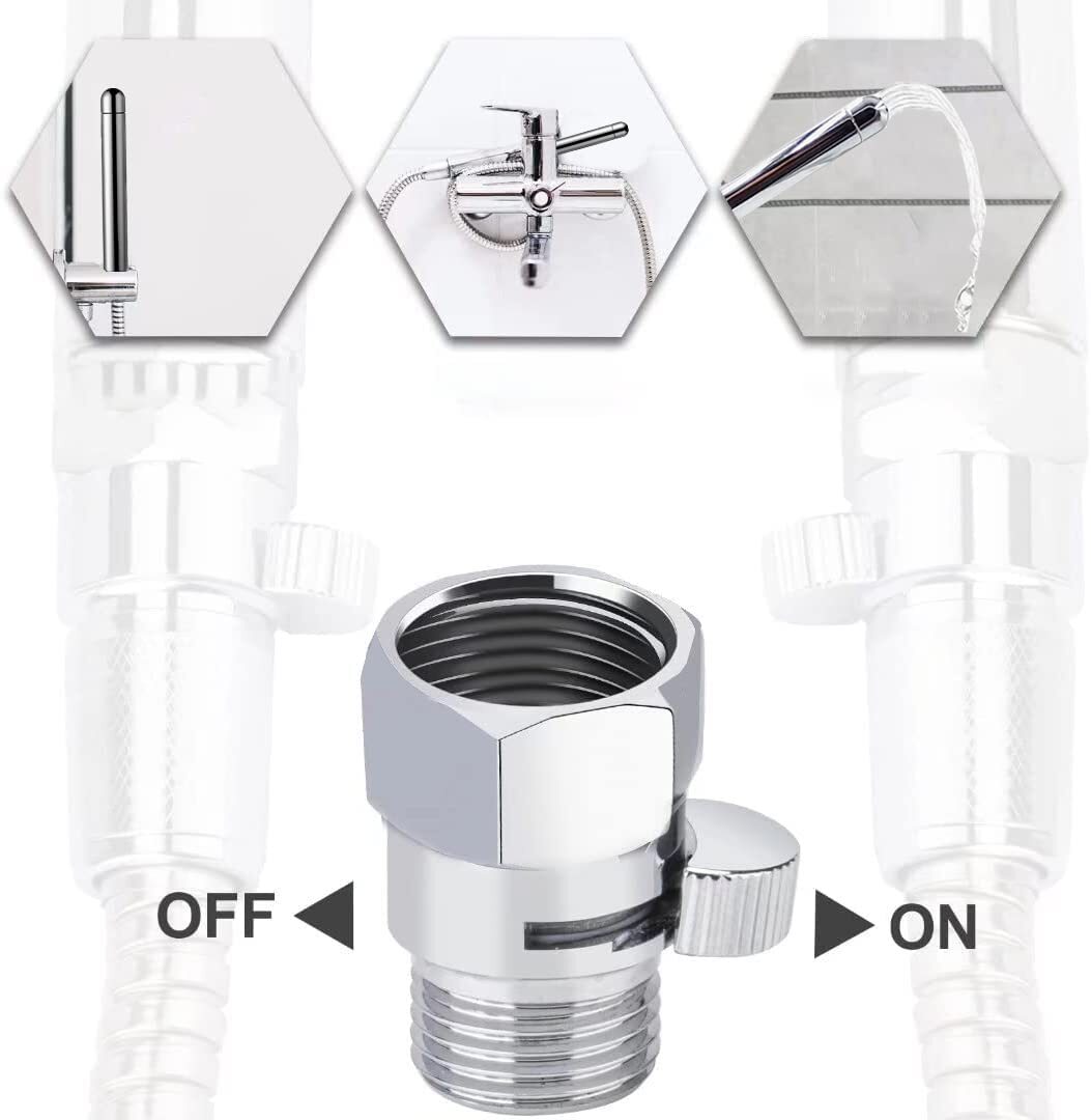 3-Head Shower Douche Cleansing System with Hose and Regulator