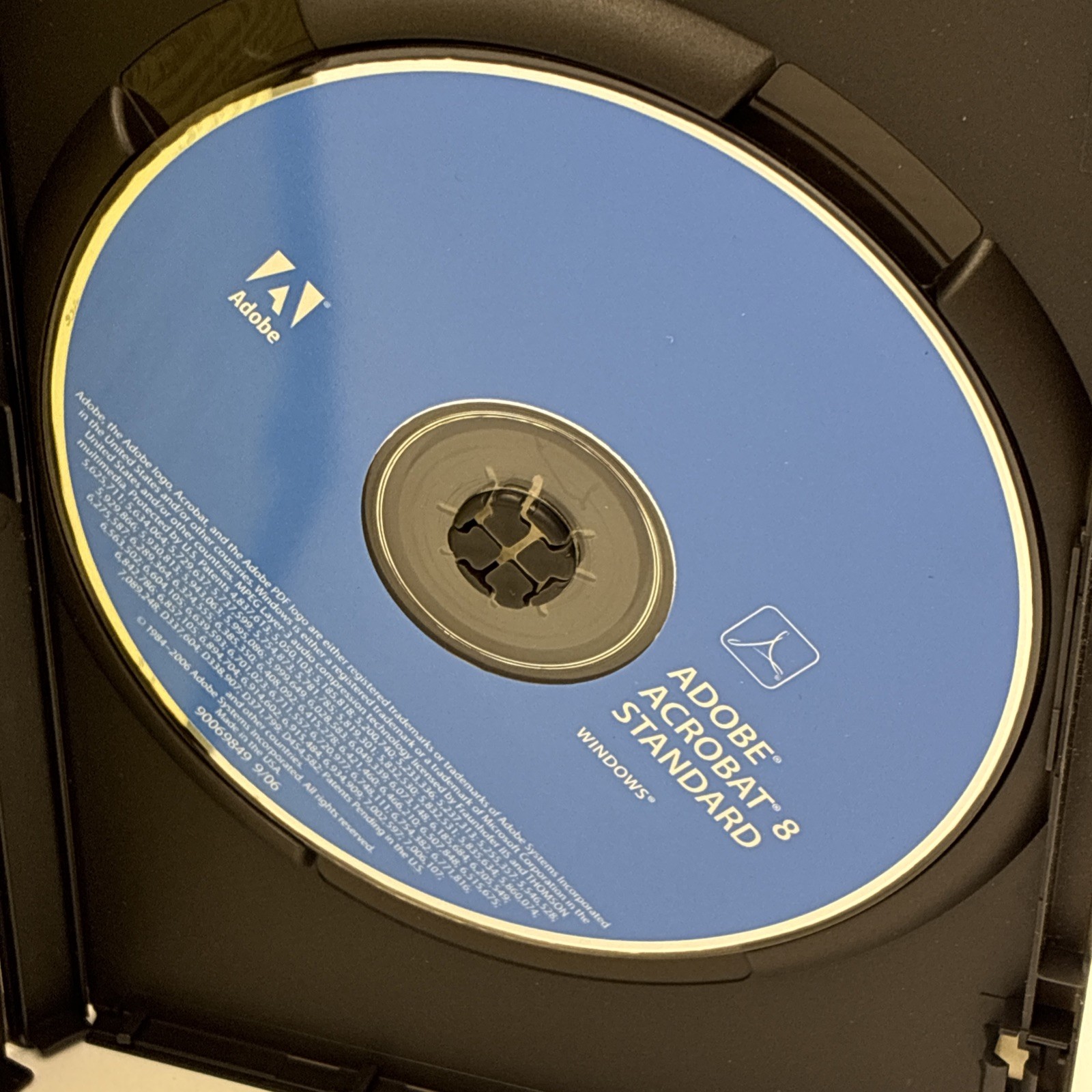 Adobe Acrobat 8 Standard for Windows Disc and Serial Number