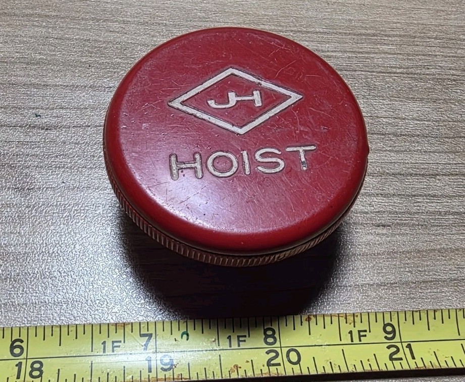 Vintage JH Hoist Advertising Knob