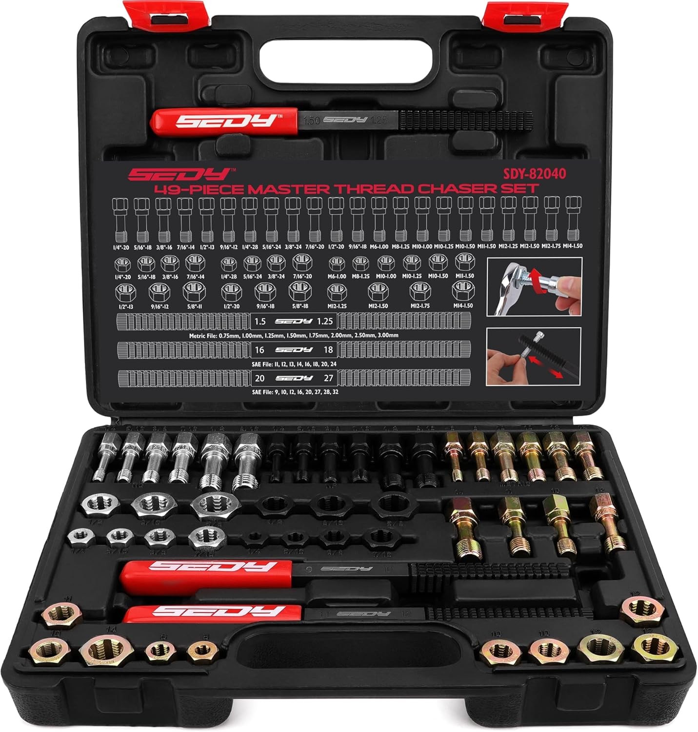 Thread Repair Thread Chaser Tool Set