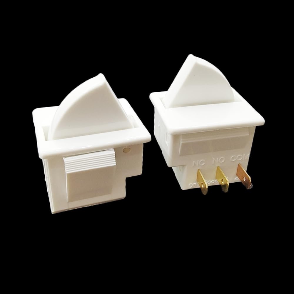 2Pcs Refrigerator Door Light Switch Compatible for GE Whirlpool, Maytag, Admi...