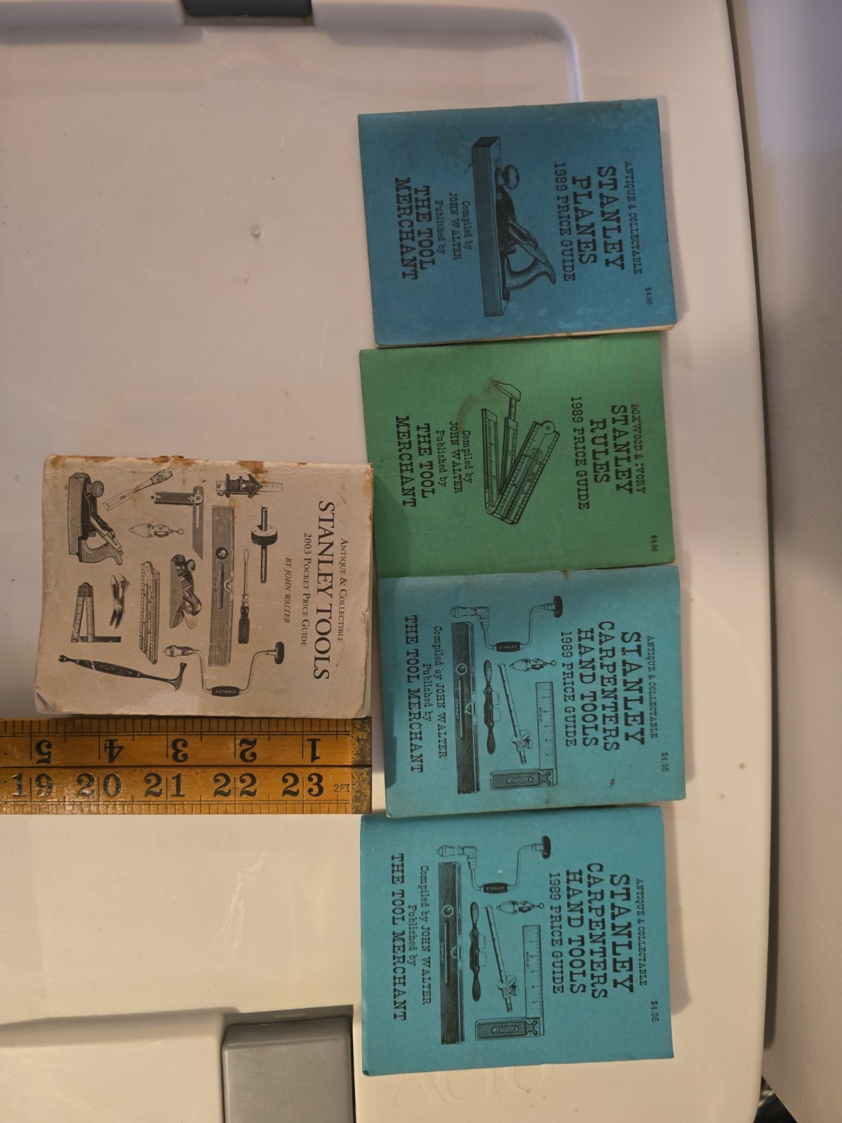 Stanley Rule & Level Tool John Walter Pocket Books Lot FREE USA SHIPPING