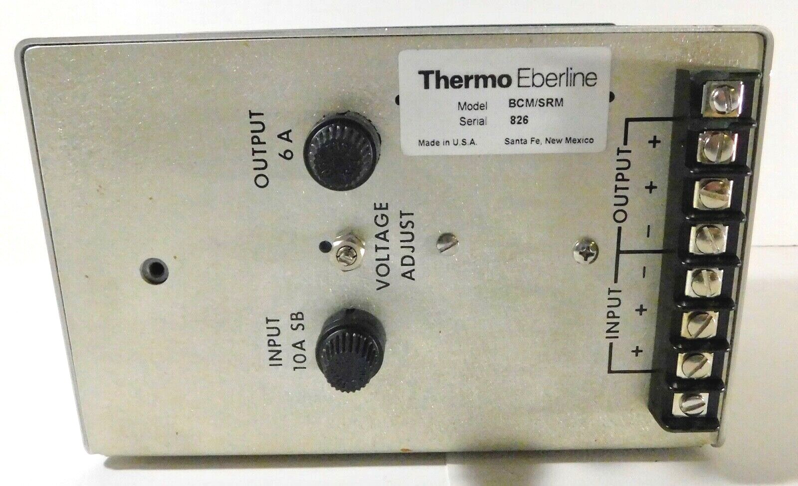 Thermo Eberline Power Supply Electrical Battery BCM/SRM CBC209R