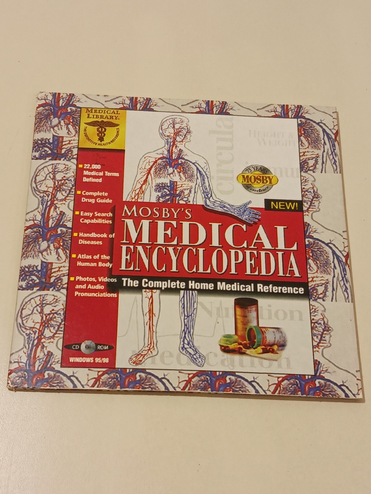 Mosby's Medical Encyclopedia The Complete Home Medical Reference Windows disc