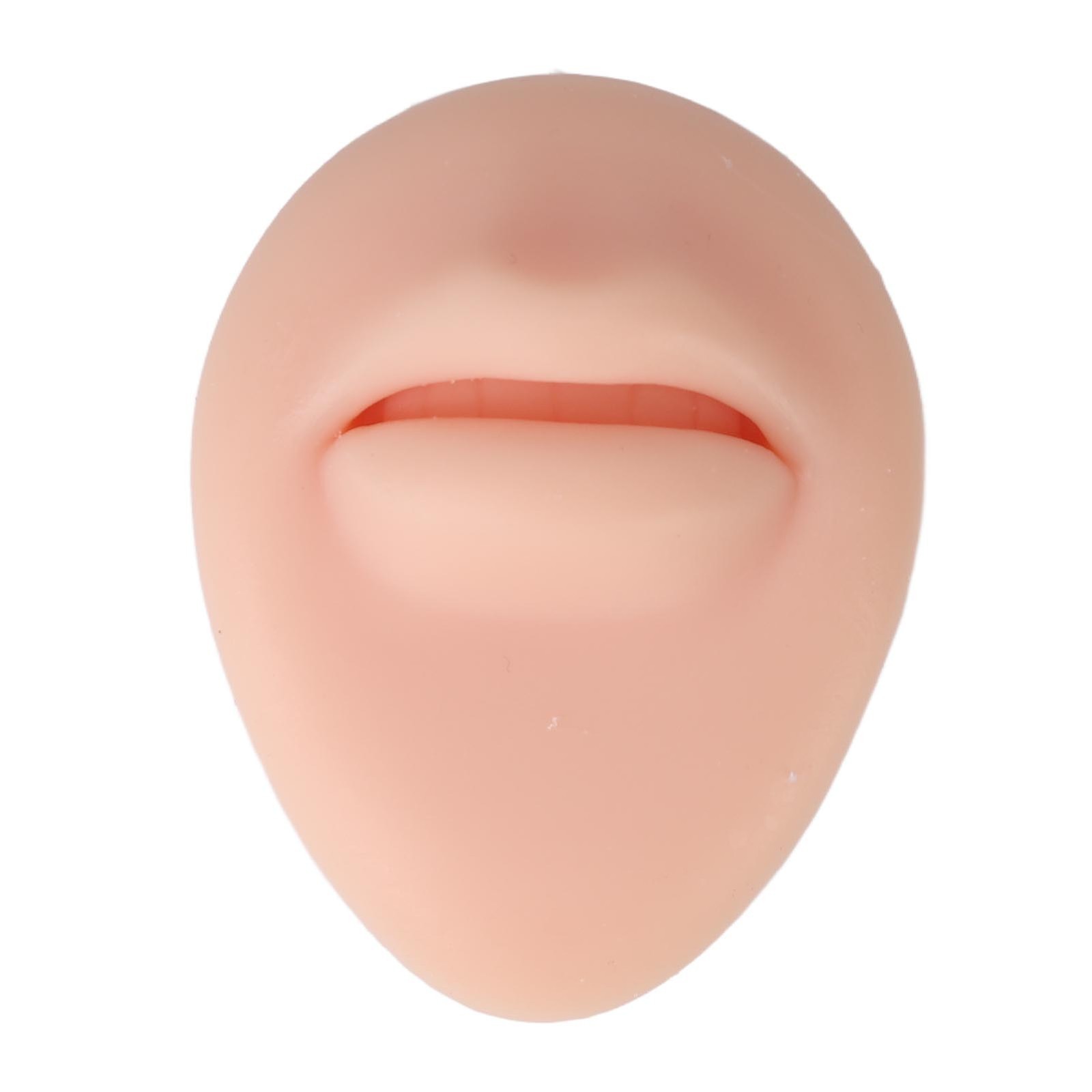 Silicone Lips Model 3D High Simulation Lifelike Elastic Lip Piercing Tattoo