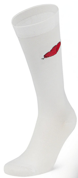 Buandyu/Compression Socks Knee High/White/Womens Size 5.5-9.5