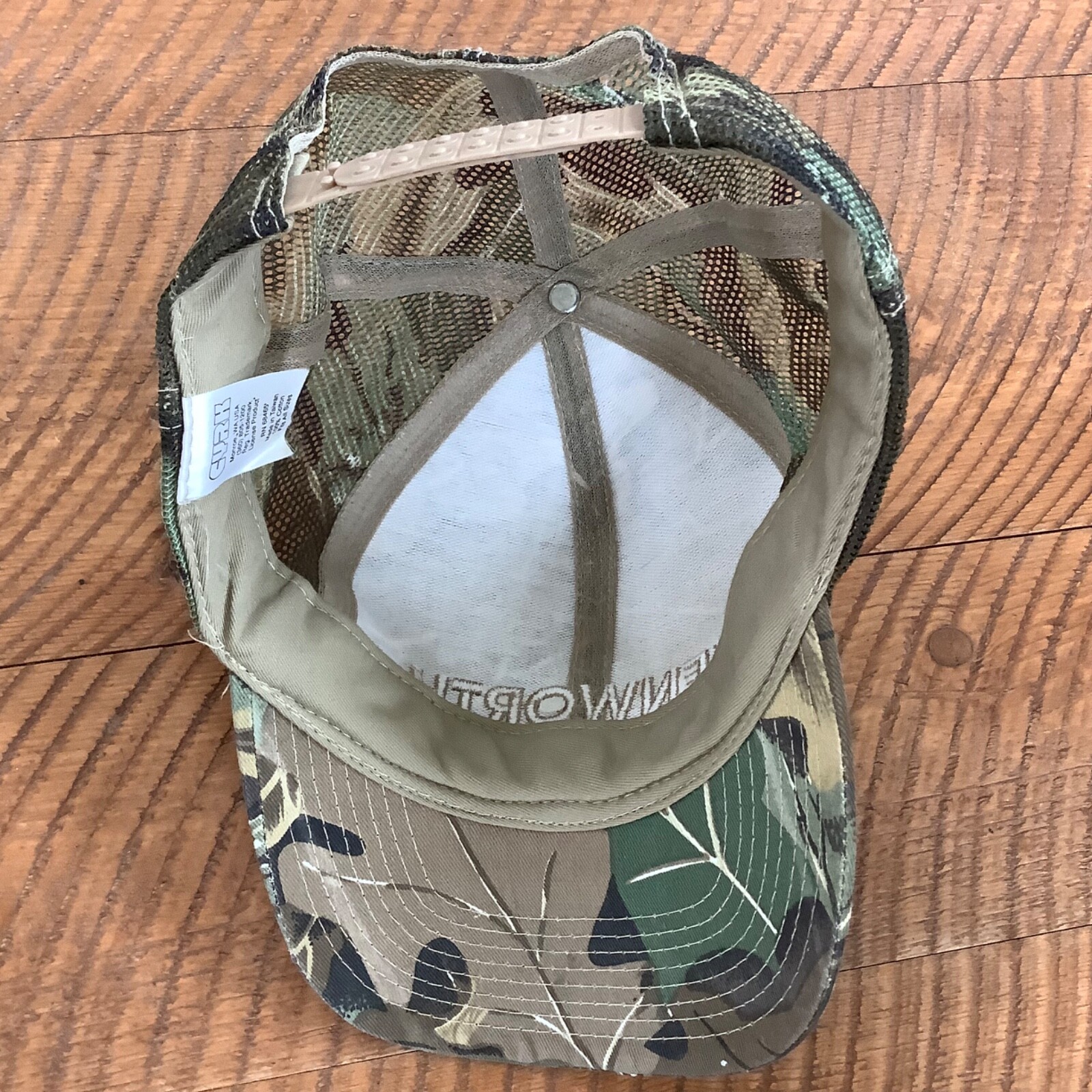 KW Kenworth Trucks Camo Mesh Back Embroidered Hat Snapback