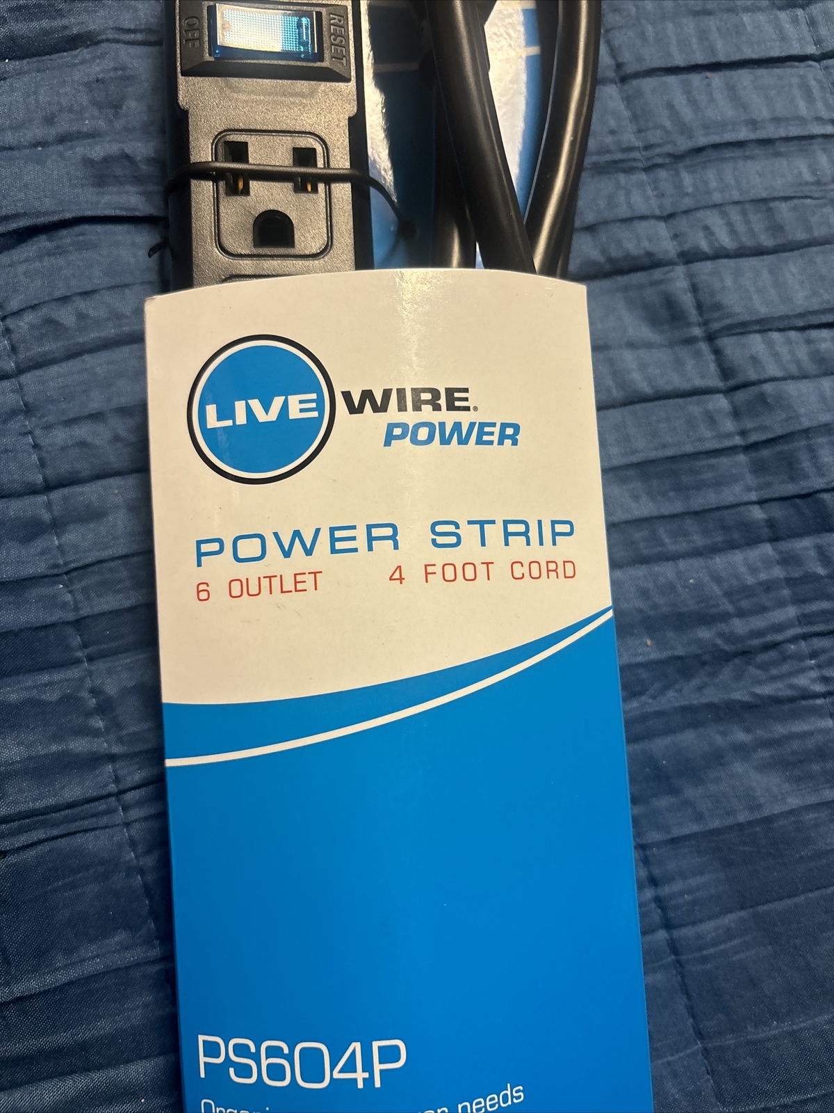 Livewire Power Strip with 4 Ft. Cord