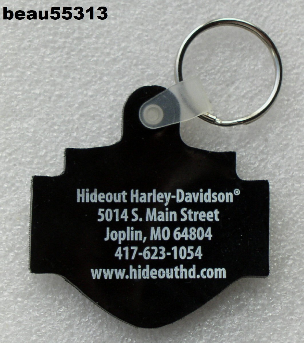 ⭐HIDEOUT JOPLIN MISSOURI HARLEY DAVIDSON DEALER KEY CHAIN FOB