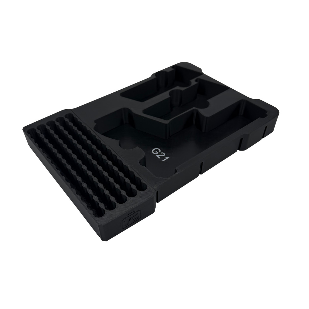 Glock 21 Insert for Milwaukee Packout – Holds 2 Mags + 75 Rounds
