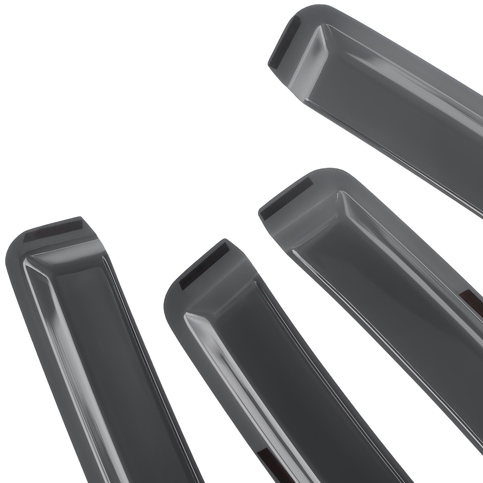 In Channel Rain Guards Vent Visors Shade Smoke for 2018-2024 Toyota In-Channel