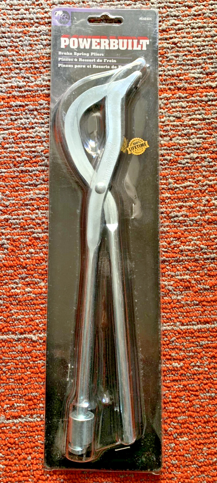 POWERBUILT #648404 BRAKE SPRING PLIERS 648404