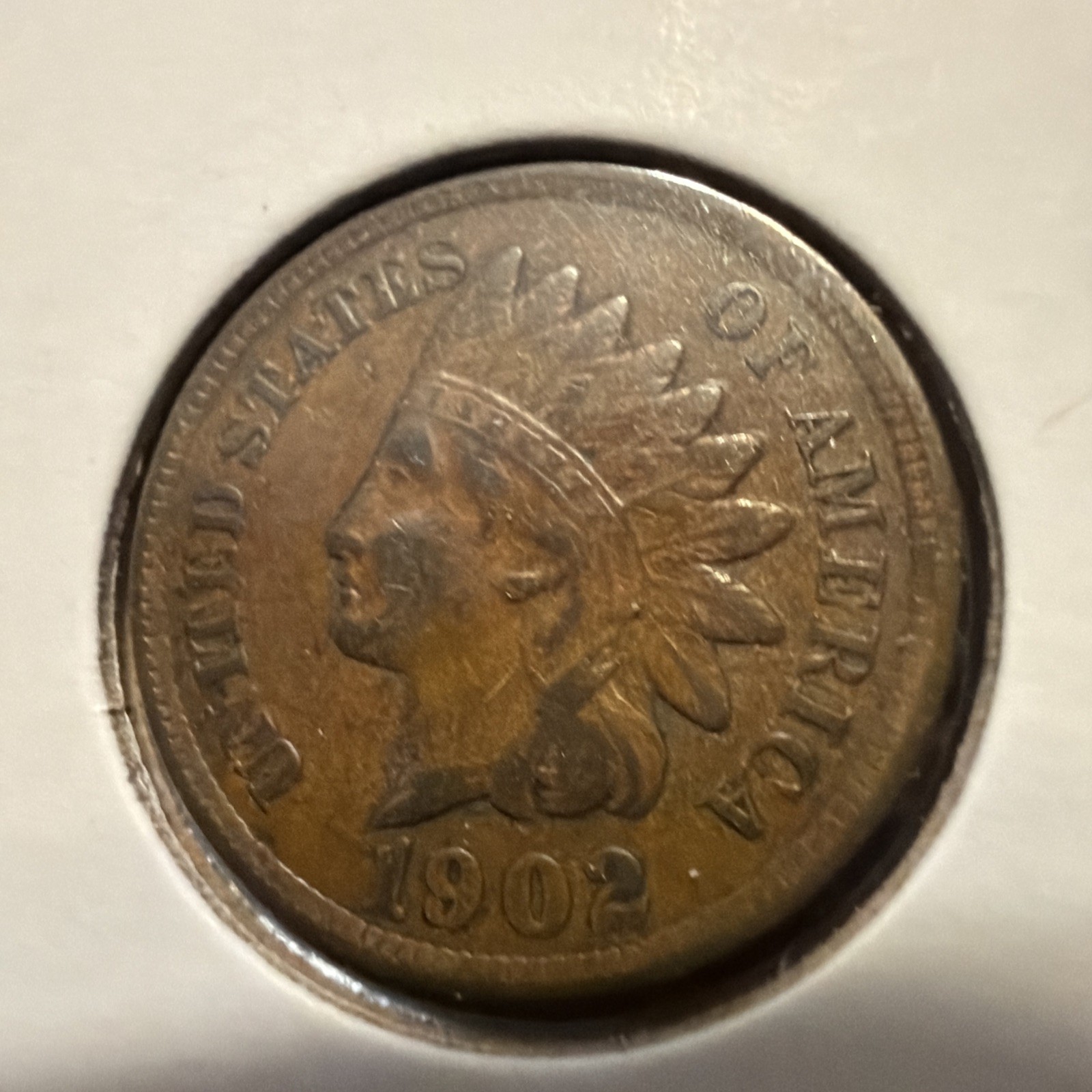 1902 1C BN Indian Cent