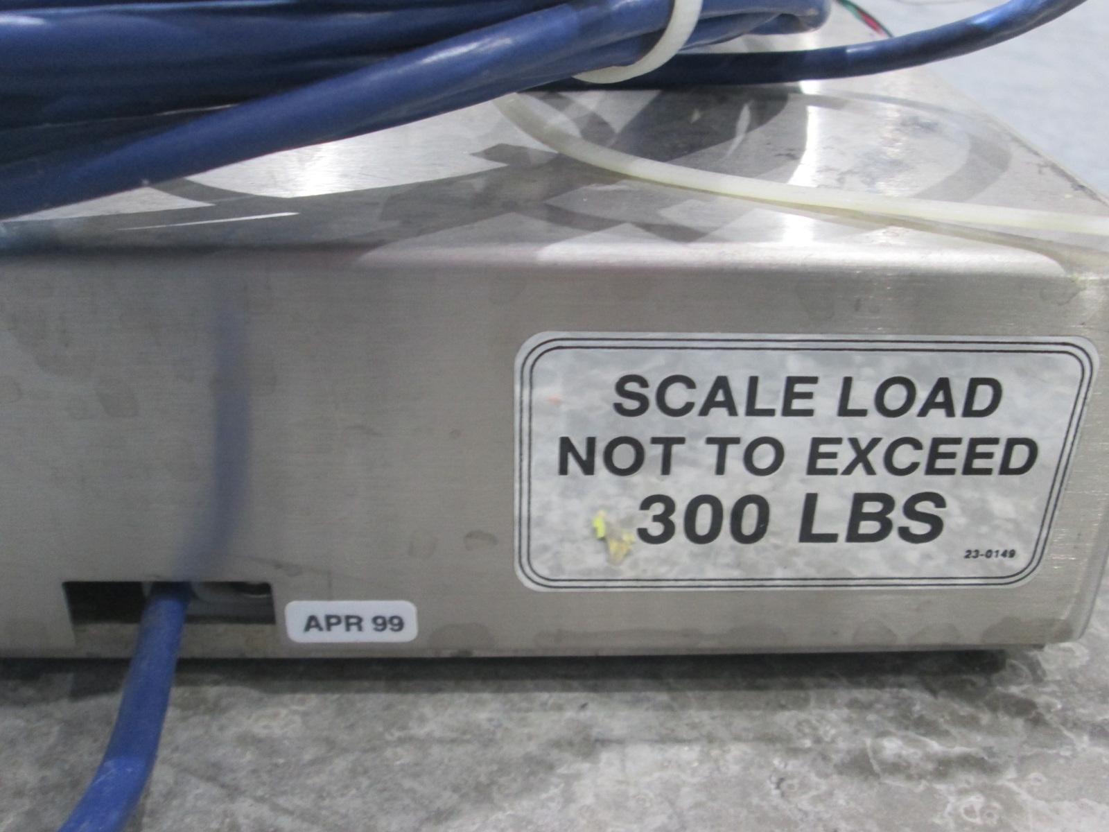 Span, Model GCS-305, 300LB Max Scale w/SAM-305 Scale Amplifier, Used