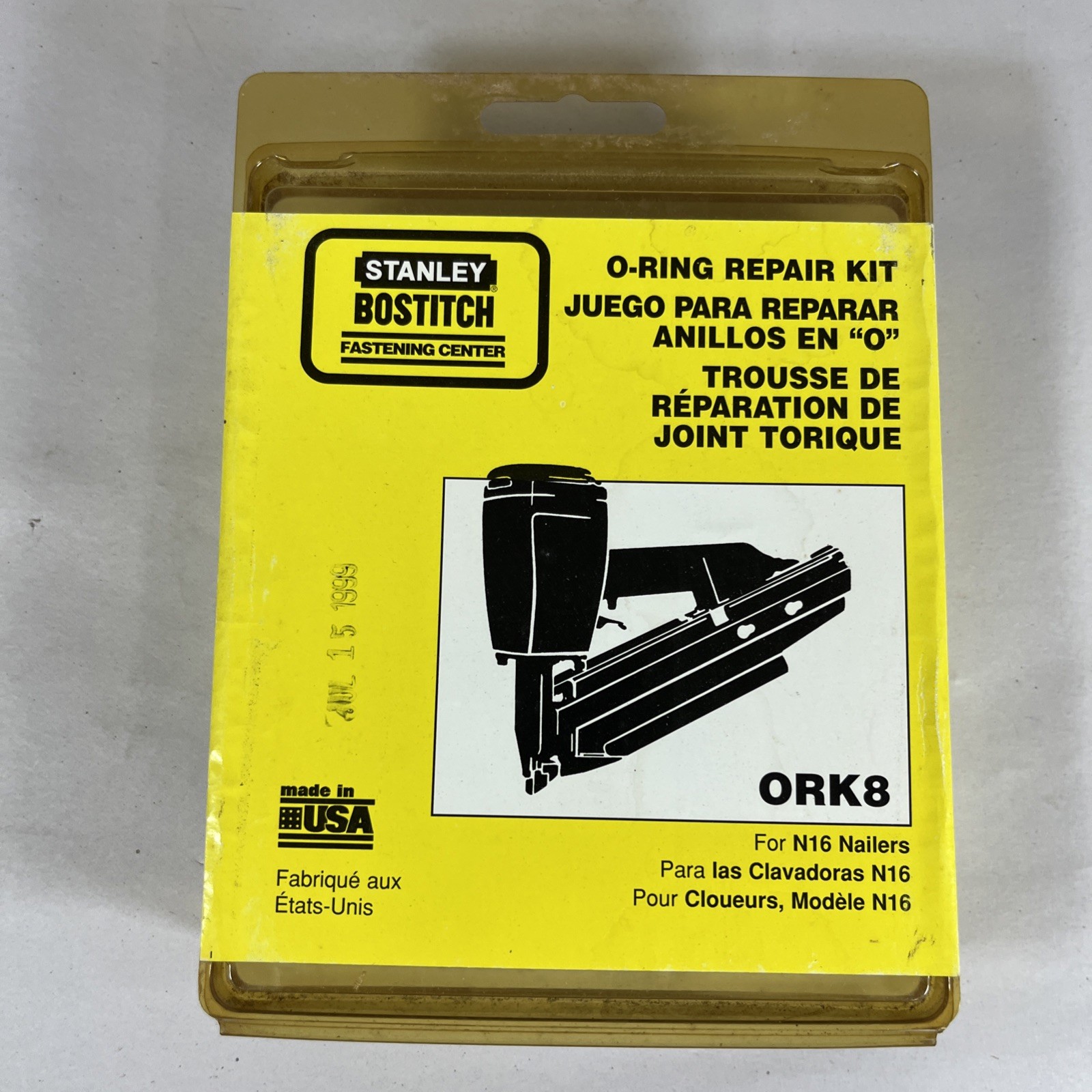 OEM Stanley Bostitch ORK8 O-Ring Maintenance Kit for N16 Nailers - New Old Stock
