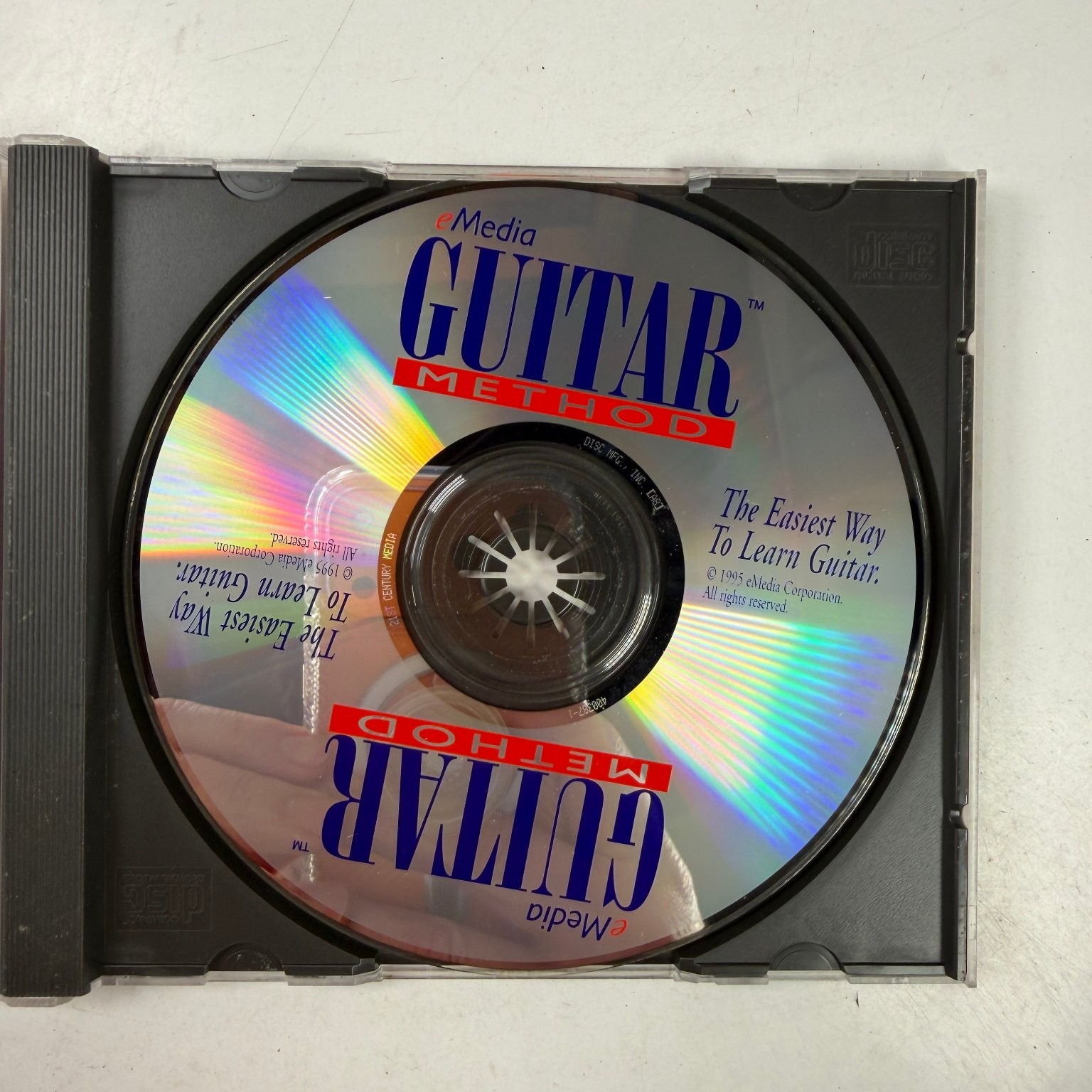 eMedia GUITAR METHOD Software Windows CD-ROM Learn Guitar 1995
