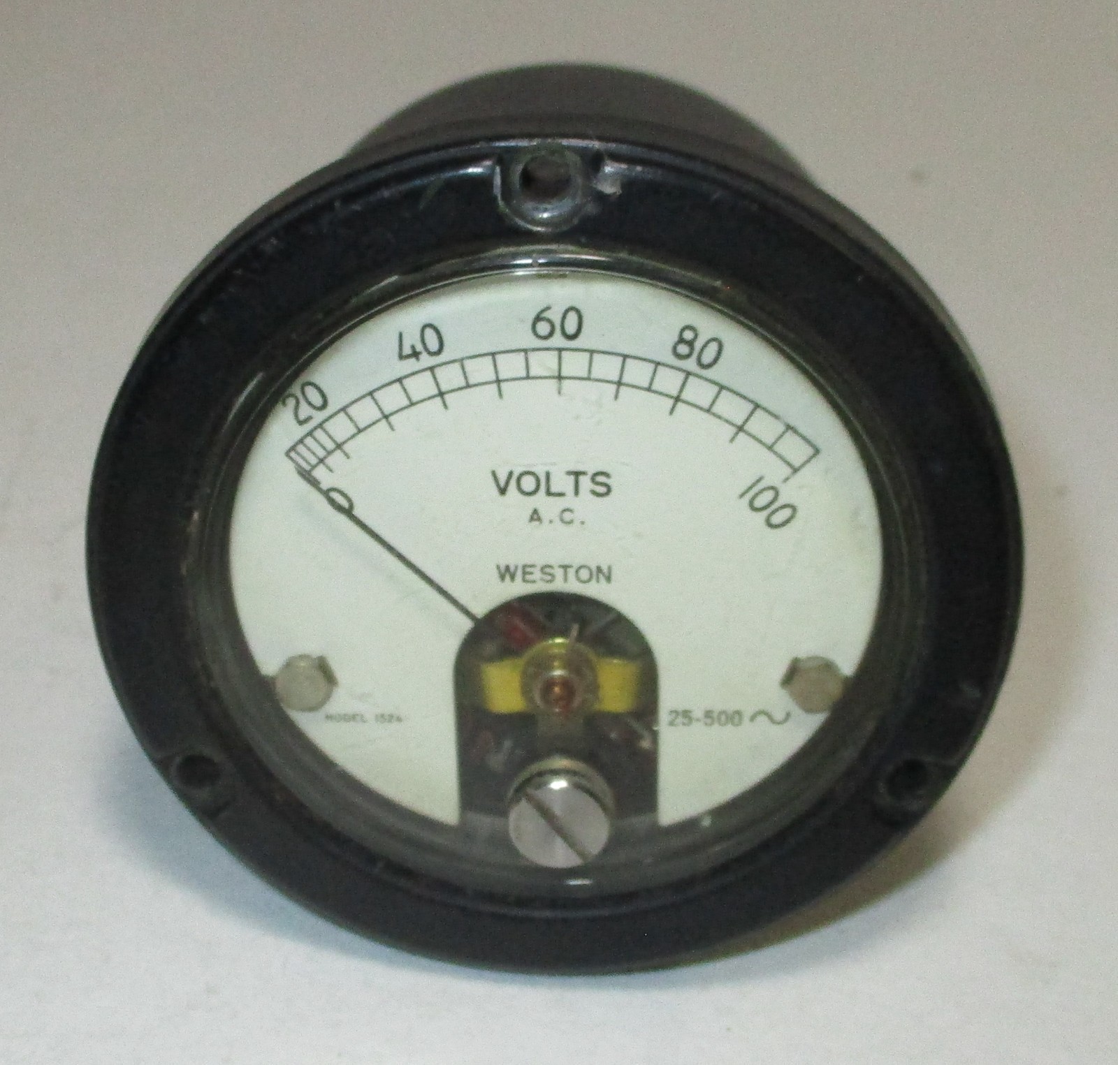 Weston Model 1524 0-100 AC Volts 2-3/4" Panel Meter