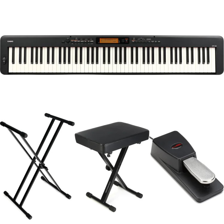 Casio CDP-S360 Compact Digital Piano Essentials Bundle