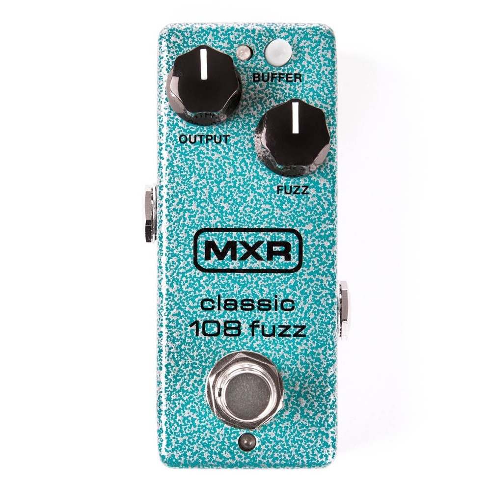 MXR M296 Classic 108 Fuzz Mini Guitar Effects Pedal w/ Silicon BC-108 Transistor